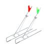 Fishing Stand Hand-sea Dual-use Simple Iron Bracket Folding Gun Turret Galvanized Fishing Rod Bracket Sea Rod Bracket Fishing Rod Holder ( Size : A ) view 1