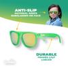 Sunnies Shades Kids Sunglasses, Toddler Sunglasses - Polarized UVA and UVB Protection, Anti-Slip Frame for kids. (SunniesGreen1, 4-10 Years Old) view 4