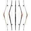 58" Traditional Longbow 20-50 Lbs One Piece Wood Long Bow Right/Left Hand Recurve Bow for Beginner Women Teens (20 Lbs, only Bow/Right Handed) view 1