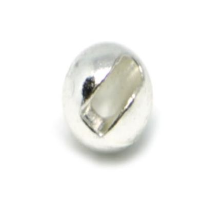 Fulling Mill Fly Tying Silver Slotted Tungsten Beads - 2.8mm  7/64