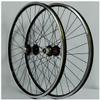 SHKJ MTB Wheelset 26 Inch Mountain Bike Disc/V Brake MTB Bicycle Double Wall Rims Quick Release 32H for 7-12 Speed Cassette (Color : Black, Size : 26 inch) view 1