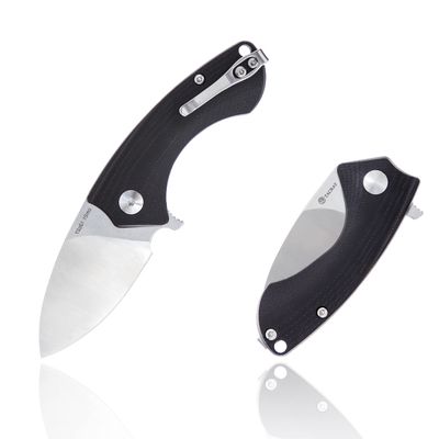 TACRAY Liner Locking Knife, Compact Utility Folding Pocket Knife with Clip, Easy to Carry Daily, Three Colors Available(black)