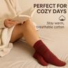AWS/American Made Lightweight Slouch Socks 3 PAIRS Shoe Size 5-10 (Hibiscus) view 2