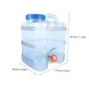BESPORTBLE Half Gallon Water Bottle Water Jug with Handle 10L Mineral Water Bucket Bottle Large Capacity Carrying Easy Portable Tank Pail for Outdoor Camping Tent Hiking Motivational Water Bottle view 2