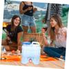 BESPORTBLE Half Gallon Water Bottle Water Jug with Handle 10L Mineral Water Bucket Bottle Large Capacity Carrying Easy Portable Tank Pail for Outdoor Camping Tent Hiking Motivational Water Bottle view 3