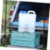 BESPORTBLE Half Gallon Water Bottle Water Jug with Handle 10L Mineral Water Bucket Bottle Large Capacity Carrying Easy Portable Tank Pail for Outdoor Camping Tent Hiking Motivational Water Bottle view 4
