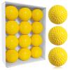Oeab 12 Pack Dimpled Baseballs 9-Inch Pitching Machine Baseballs Practice Baseball Balls for Fielding Practice, Hitting(One Dozen) view 1