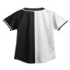 Amzdest 90s Clothing for Women, Unisex Hip Hop Party, Bel Air 23 Baseball Jersey Short Sleeve Button Down Shirt (23Black/White, Small) view 2