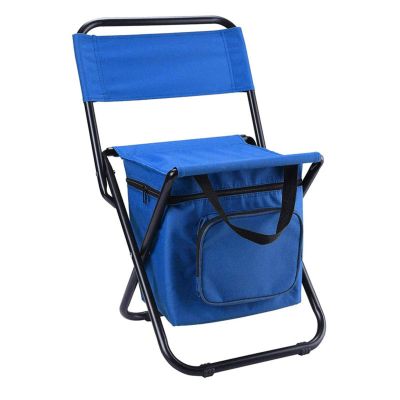 SAXTZDS Portable Outdoor Folding Chair with Storage Bag with Back Insulation Function 3-in-1 Leisure Camping Fishing Chair