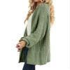 Maroway Long Sleeve Lightweight Cardigan Sweater for Women Green view 3