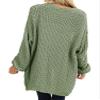 Maroway Long Sleeve Lightweight Cardigan Sweater for Women Green view 4