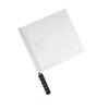 4pcs Sports Referee Flags Linesman Flags Stainless Steel Pole Hand Sports for Soccer Volleyball Match (White) view 2