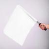 4pcs Sports Referee Flags Linesman Flags Stainless Steel Pole Hand Sports for Soccer Volleyball Match (White) view 3