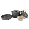 SAXTZDS Outdoor 2-3 Person Camping Teapot Set Pot with Cutlery Portable Cookware Set view 4