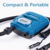 20 PSI Air Pump SUP, High Pressure Electronic Air Pump Inflation & Deflation Dual Stage Auto-Off DC Car Connector for Inflatable Boats,Tent,Stand Up Paddle Boards (Blue) view 4