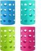4 Pack Water Bottle Silicone Sleeve, Silicone Protective Holders for Glass Water Bottle, Slip Resistant & Durable Protective Covers for Smoothie, Drinks, Juice, Milk Bottles (Colorful) view 1