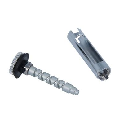 Available Aluminum Worm Shaft for WS-15C-2BB 1500C, Chrome
