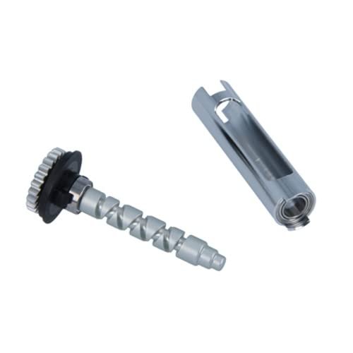 Available Aluminum Worm Shaft for WS-15C-2BB 1500C, Chrome