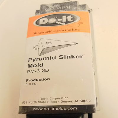 Do-it Pyramid Sinker Mold 3oz-PM-3-B - D3168