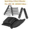 SdTacDuGe Molded Speed Strips Pouch with Pack of 4 Speed Strips,Molded Quickstrips Holder Pouch Hook and Loop Structure for Quick Flip Opening,Fits .38/.357,40SW,5 Rounds view 2
