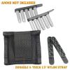 SdTacDuGe Molded Speed Strips Pouch with Pack of 4 Speed Strips,Molded Quickstrips Holder Pouch Hook and Loop Structure for Quick Flip Opening,Fits .38/.357,40SW,5 Rounds view 4