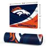 Skinit Small Gaming Mouse Pad - Officially Licensed Denver Broncos Design with Stitched Edges, Waterproof, Non-Slip Rubber Base, Desk Mat for Keyboard & Mouse, 12.6" x 11" inches view 2