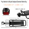 YONTUO Rear Bike Rack with Quickly Release Camp,Retractable Aluminum Alloy Bicycle Cargo Rack, Fits Most 26-29" Bikes (See The Image Gallery to Check Compatibility),Max Weight 22lb,BCR01 view 2