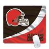 Skinit Medium Gaming Mouse Pad - Officially Licensed Cleveland Browns Design with Stitched Edges, Waterproof, Non-Slip Rubber Base, Desk Mat for Keyboard & Mouse, 17.7" x 15.75" inches view 1