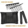 SdTacDuGe Molded Speed Strips Pouch with Pack of 4 Speed Strips,Molded Quickstrips Holder Pouch Hook and Loop Structure for Quick Flip Opening,Fits .30-30 .410 .44/45,458 Lott 6 Rounds view 4