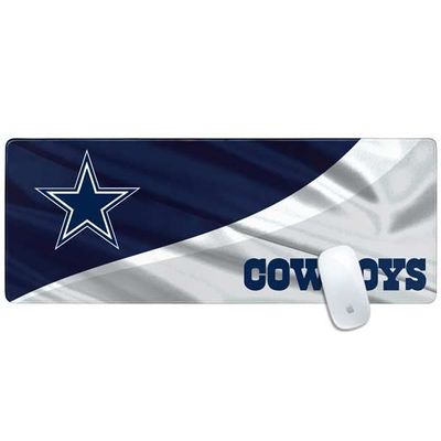 Skinit Large Gaming Mouse Pad - Officially Licensed Dallas Cowboys Design with Stitched Edges, Waterproof, Non-Slip Rubber Base, Desk Mat for Keyboard & Mouse, 31.5" x 11.8" inches
