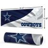 Skinit Large Gaming Mouse Pad - Officially Licensed Dallas Cowboys Design with Stitched Edges, Waterproof, Non-Slip Rubber Base, Desk Mat for Keyboard & Mouse, 31.5" x 11.8" inches view 2