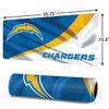 Skinit Extra Large Gaming Mouse Pad - Officially Licensed Los Angeles Chargers Design with Stitched Edges, Waterproof, Non-Slip Rubber Base, Desk Mat for Keyboard & Mouse, 35.75" x 15.4" inches view 2