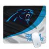 Skinit Small Gaming Mouse Pad - Officially Licensed Carolina Panthers Design with Stitched Edges, Waterproof, Non-Slip Rubber Base, Desk Mat for Keyboard & Mouse, 12.6" x 11" inches view 1