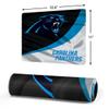 Skinit Small Gaming Mouse Pad - Officially Licensed Carolina Panthers Design with Stitched Edges, Waterproof, Non-Slip Rubber Base, Desk Mat for Keyboard & Mouse, 12.6" x 11" inches view 2