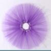 Kids Tutu Skirts 3 Layered Tulle, Fit Most 2-8 yrs Little Girls for Dance Party Costume (#06 Lavender, 1) view 3