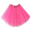 Kids Tutu Skirts 3 Layered Tulle, Fit Most 2-8 yrs Little Girls for Dance Party Costume (#08 Pink, 1) view 1