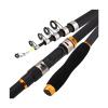 TOMYEUS Fishing Rod Carbon Fiber Fishing Rod 2.1M -3.6M Carp Fishing Rod Feeder Light Hard Telescopic Fishing Rod Fishing Pole Holders Fishing Gifts (Color : Black, Length : 2.7 m) view 1