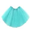 Kids Tutu Skirts 3 Layered Tulle, Fit Most 2-8 yrs Little Girls for Dance Party Costume (#25 Aqua Blue, 1) view 1