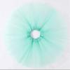 Kids Tutu Skirts 3 Layered Tulle, Fit Most 2-8 yrs Little Girls for Dance Party Costume (#19 Light Teal, 2) view 3