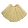 Kids Tutu Skirts 3 Layered Tulle, Fit Most 2-8 yrs Little Girls for Dance Party Costume (#15 Gold, 1) view 1