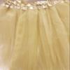 Kids Tutu Skirts 3 Layered Tulle, Fit Most 2-8 yrs Little Girls for Dance Party Costume (#15 Gold, 1) view 2