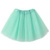 Kids Tutu Skirts 3 Layered Tulle, Fit Most 2-8 yrs Little Girls for Dance Party Costume (#19 Light Teal, 1) view 1