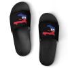 WEEDKEYCAT Haitian Flag Map Home Slippers Non-Slip Shower Sandals Quick Drying Beach Bathroom Shoes 43265mm view 1