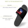 WEEDKEYCAT Haitian Flag Map Home Slippers Non-Slip Shower Sandals Quick Drying Beach Bathroom Shoes 43265mm view 3