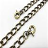 3dancraftit Custom Personalized Bag Purse Crossbody Shoulder Cable Chain Strap Handles Replacement Extender 47 Inches / 120cm Anti Brass K137 view 4