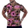 BAIKUTOUAN Yummy Donuts Men's Polo-Shirts Short Sleeve Golf Tees Outdoor Sport Tennis Tops S view 1