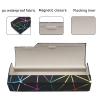 Abwuulq- lattice dazzling glasses case,Portable protective case for glassesFashion glasses rigid cover,unisex (Simple white) view 4