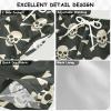 Aflyko Halloween Boys' Board Shorts White Pirate Skull Teens Swim Trunk Girls Bathing Suit All Day Shorts view 4