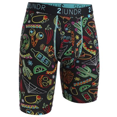 2UNDR Mens Swing Shift 9" Boxer Long Leg Underwear