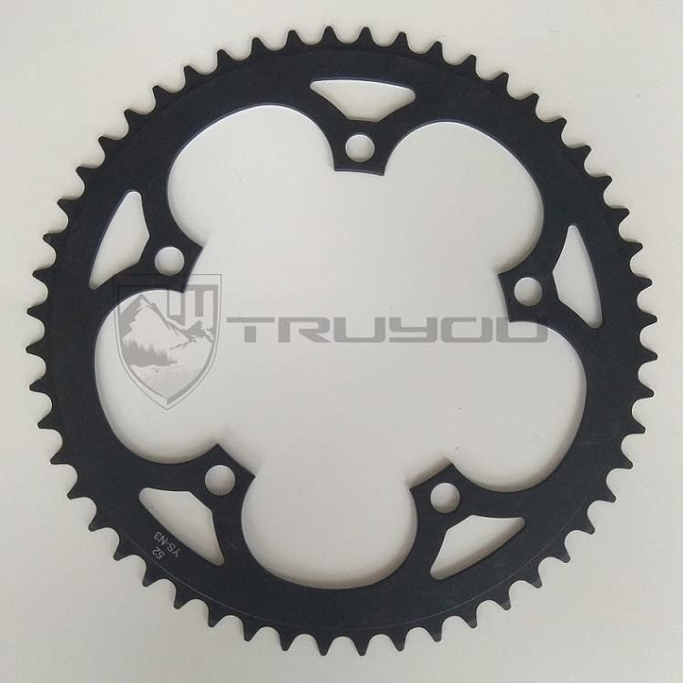 MYEEI Road Bicycle Chainring 130 BCD Chain Wheel 38T 39T 40T 42T 44T 46T 48T 50T 52T 53T 56T Folding Bike CNC 3/32" (Color : 42T)